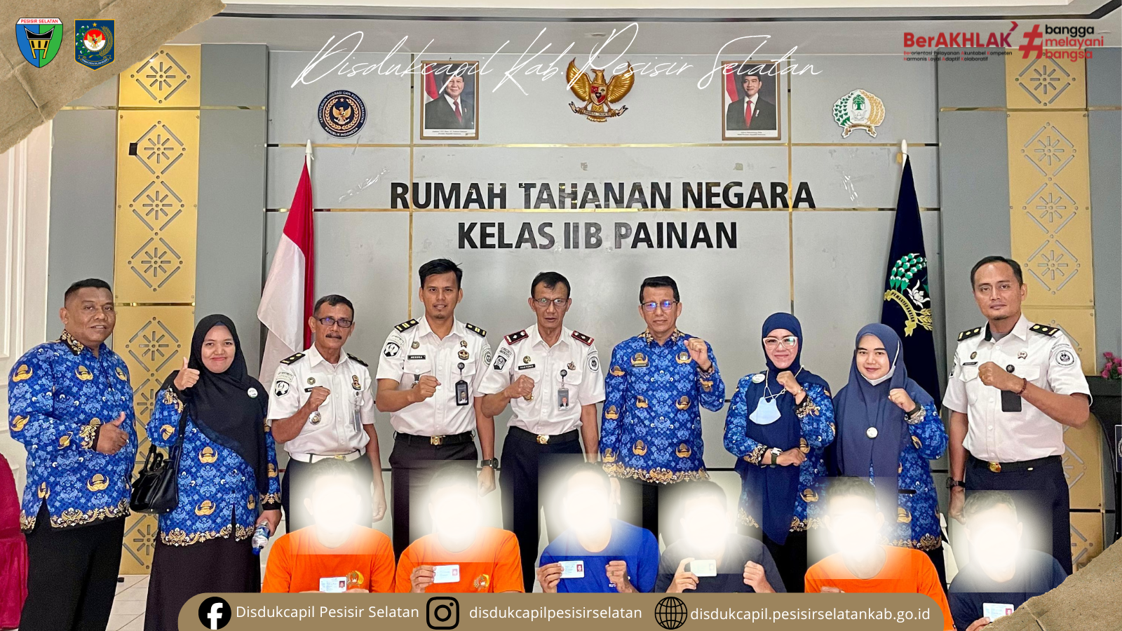 Disdukcapil Serahkan KTP-el kepada Warga Binaan Pemasyarakatan