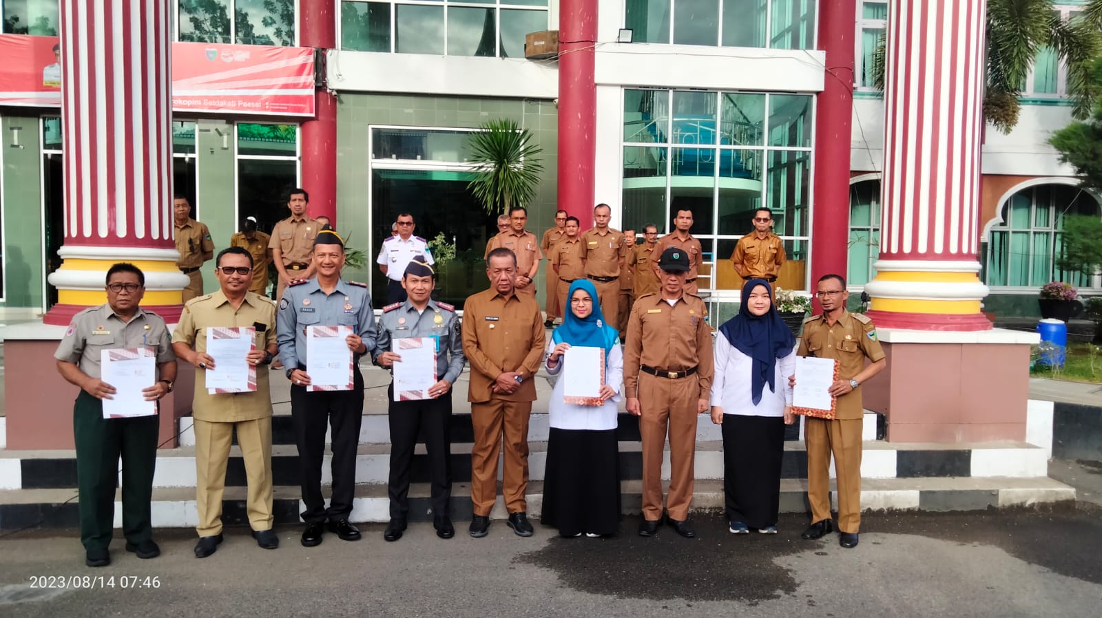 PKS DINAS DUKCAPIL PESISIR SELATAN DENGAN BEBERAPA LEMBAGA