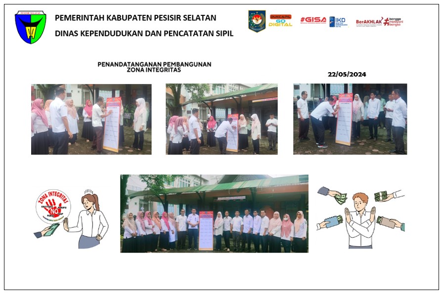 PENANDATANGAN PAKTA INTEGRITAS PROGRAM MENUJU ZONA INTEGRITAS WILAYAH BEBAS KORUPSI