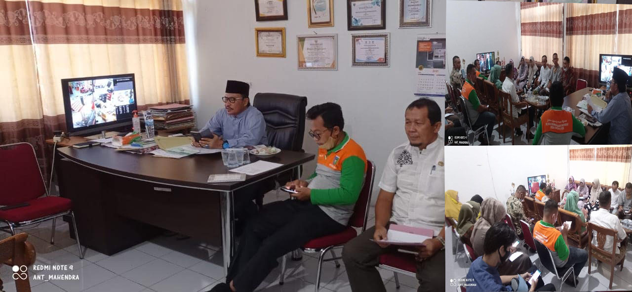 RAPAT KERJA BULANAN DINAS DUKCAPIL KABUPATEN PESISIR SELATAN