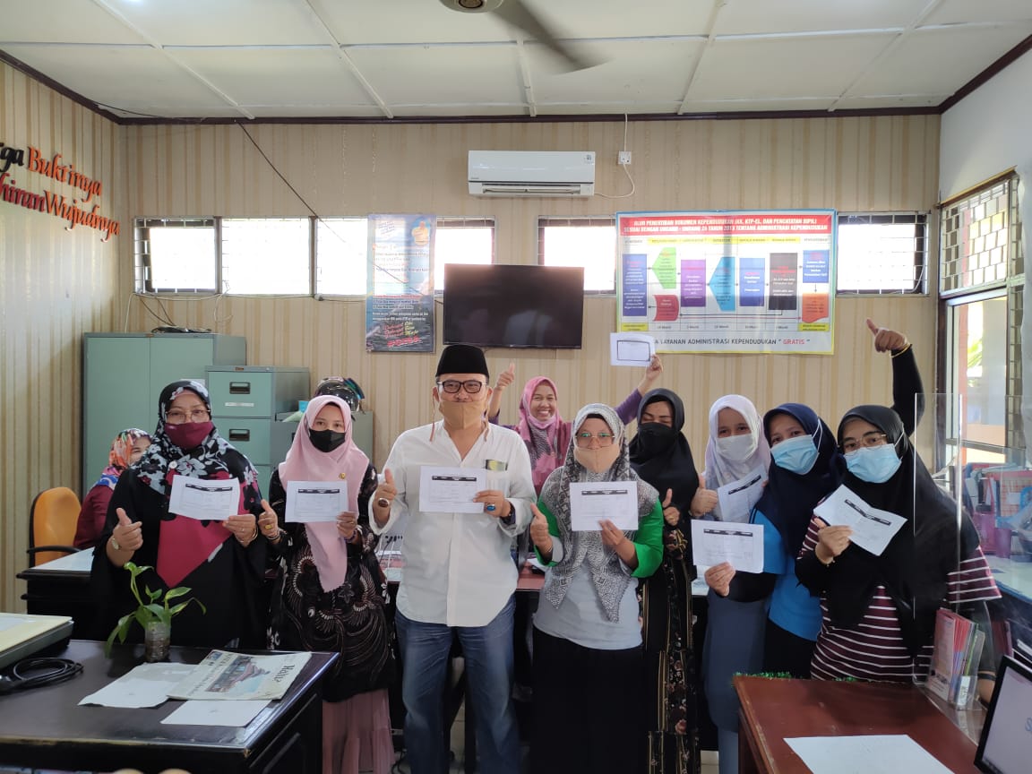 DISDUKCAPIL IKUTI VAKSINASI TAHAP DUA