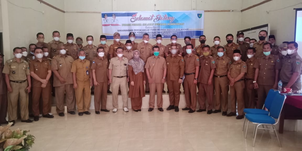 DUKCAPIL PESSEL IKUTI SINKRONISASI PERENCANAAN BANGDA DAN NAGARI SERTA SATU DATA INDONESIA