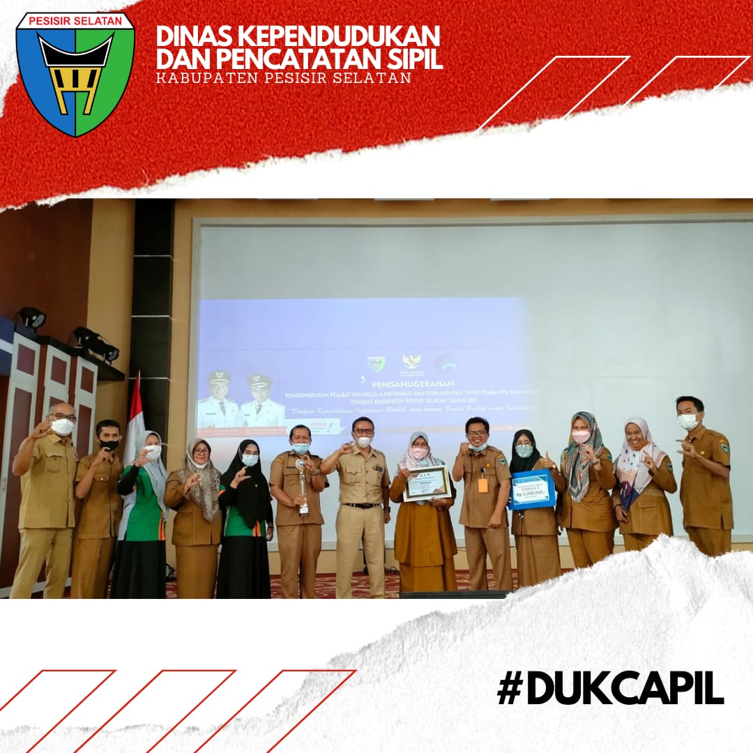 DUKCAPIL PESSEL RAIH PERINGKAT II PPID PEMBANTU KATEGORI PERANGKAT DAERAH