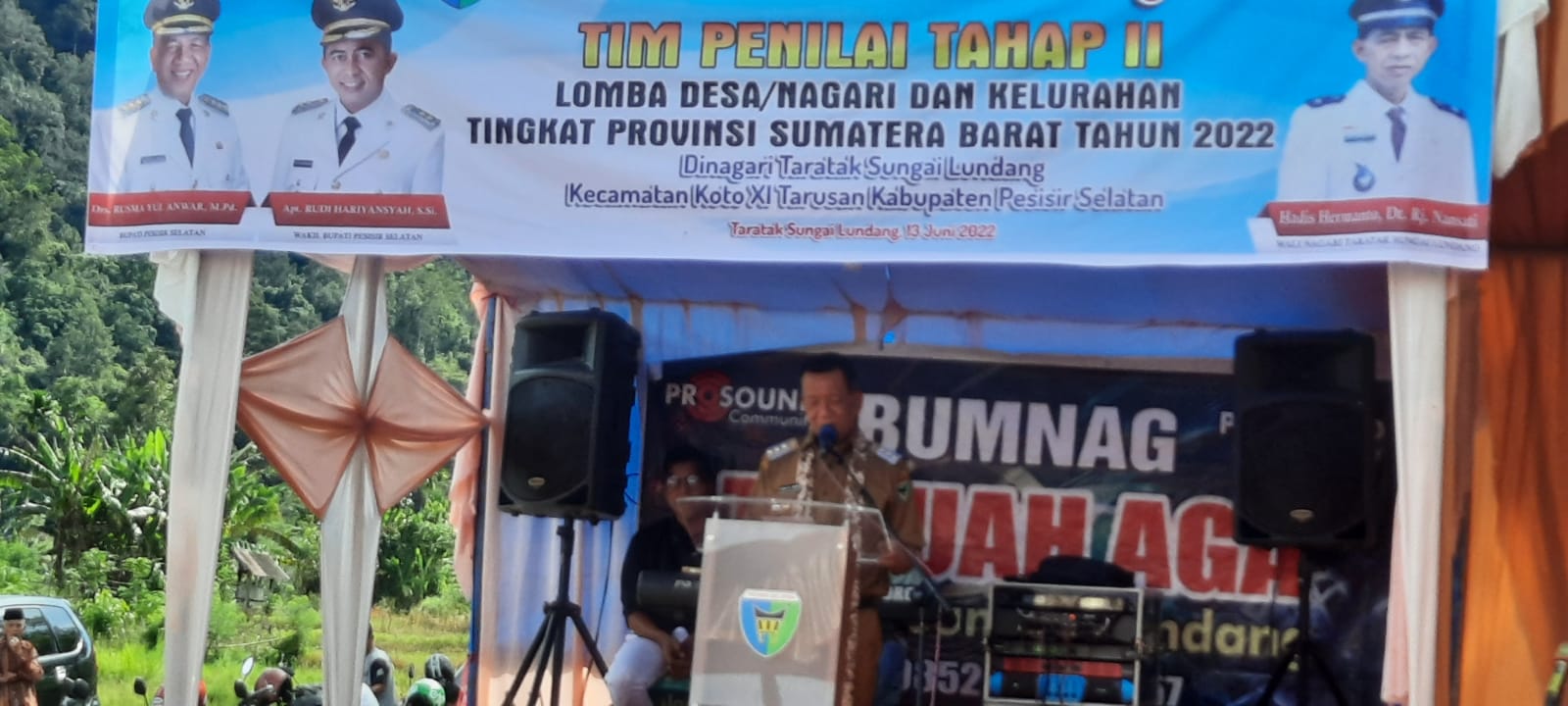 DISDUKCAPIL PESSEL HADIRI ACARA PENILAIAN NAGARI BERPRESTASI TINGKAT PROVINSI SUMATERA BARAT
