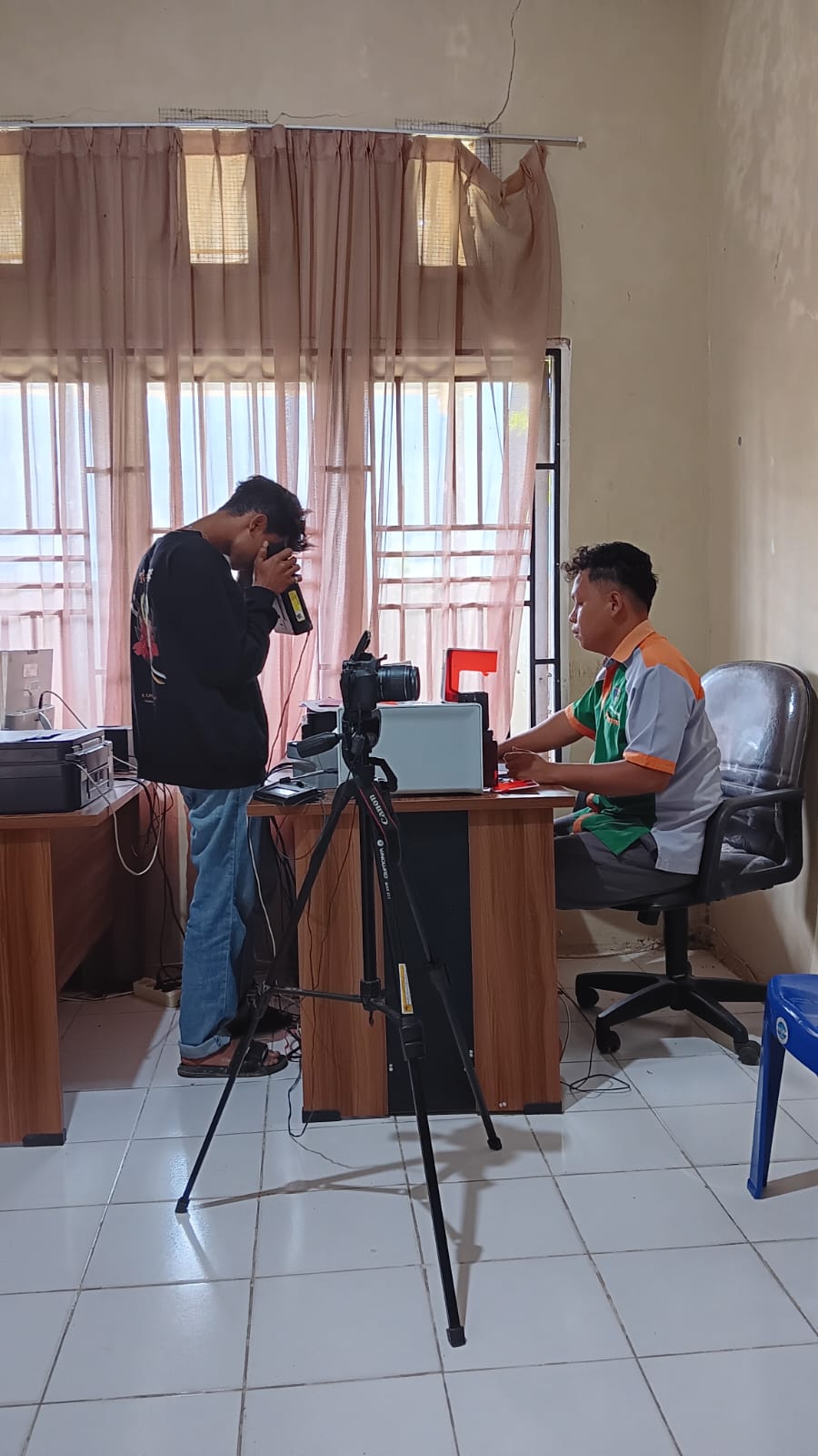 PEREKAMAN KTP ELEKTRONIK PEMULA  DI UKL KECAMATAN IV NAGARI BAYANG UTARA 