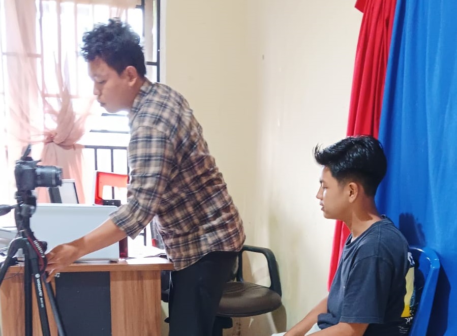 PEREKAMAN KTP-el PEMULA DI UKL KECAMATAN IV NAGARI BAYANG UTARA 