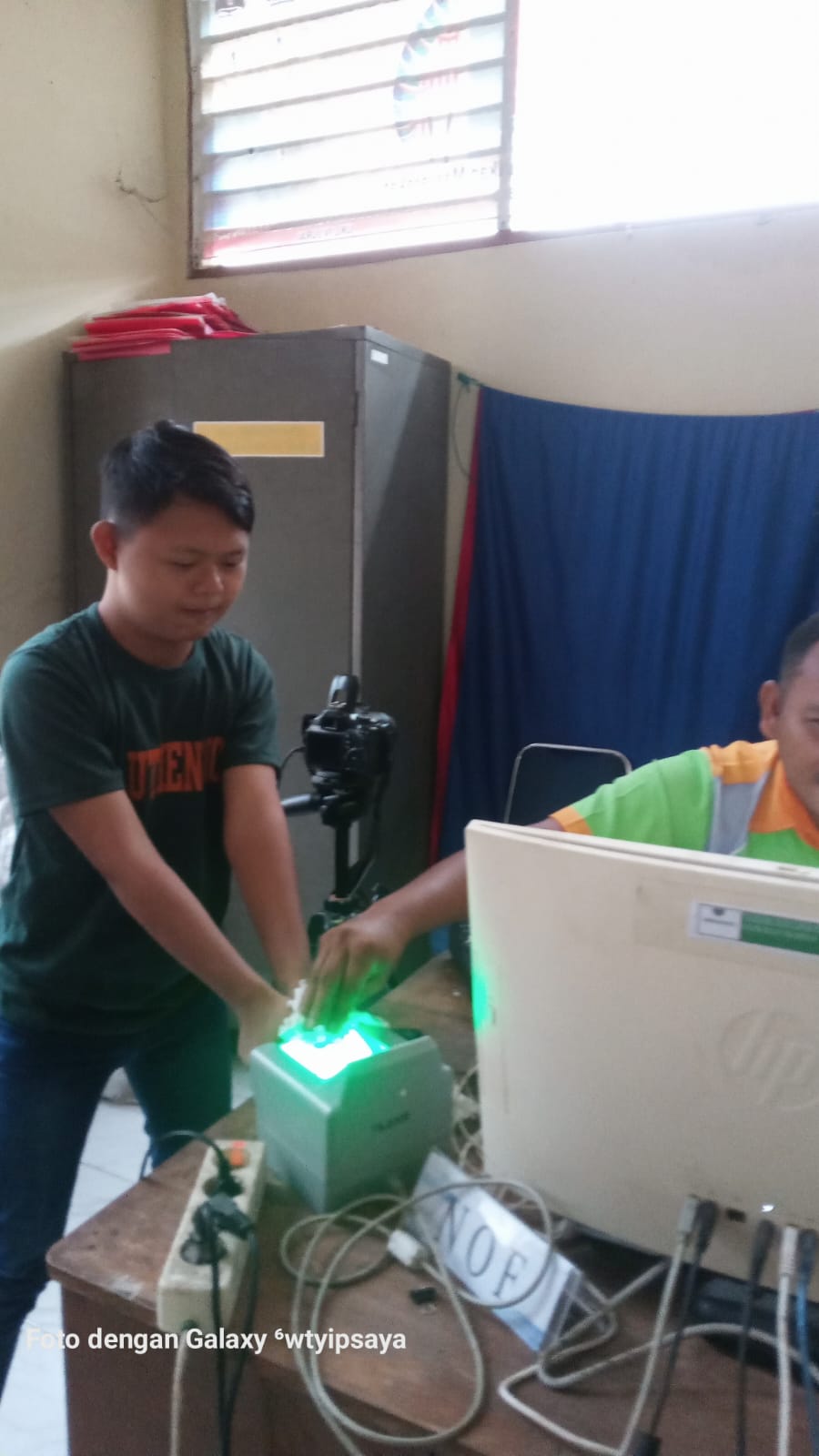 PEREKAMAN KTP ELEKTRONIK PEMULA DI UKL KECAMATAN IV JURAI