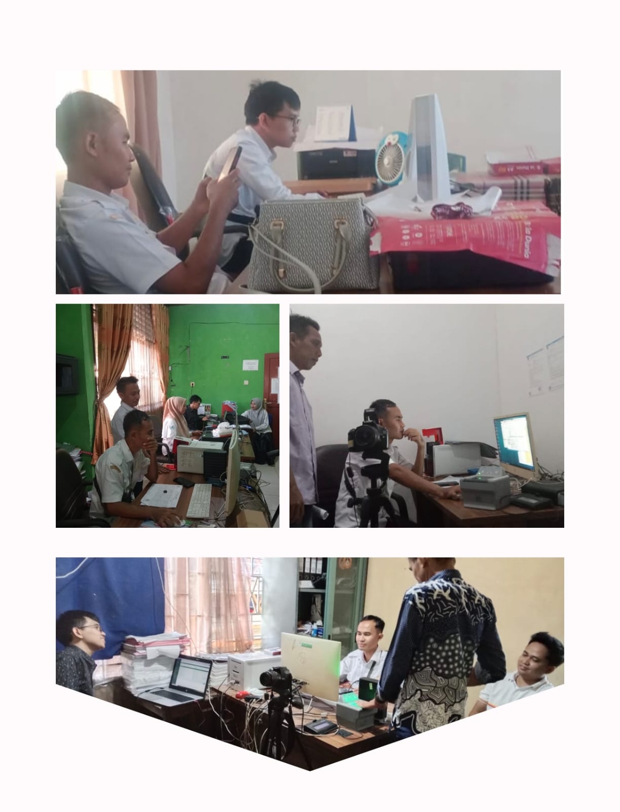 Tim Teknis PIAK & PD DUKCAPIL Kab. Pesisir Selatan Melakukan Pemasangan Jaringan VPN di beberapa UKL