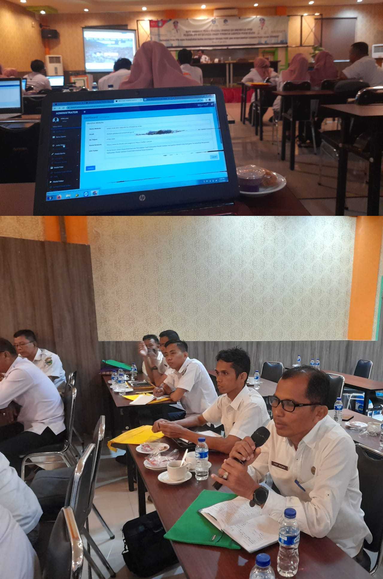DISDUKCAPIL PESSEL  IKUTI RAKOR PPID